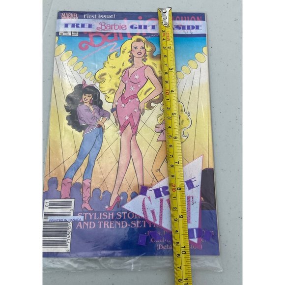 Barbie Fashion #1 polybag sealed with Pink Card Marvel 1991 - Picture 8 of 9